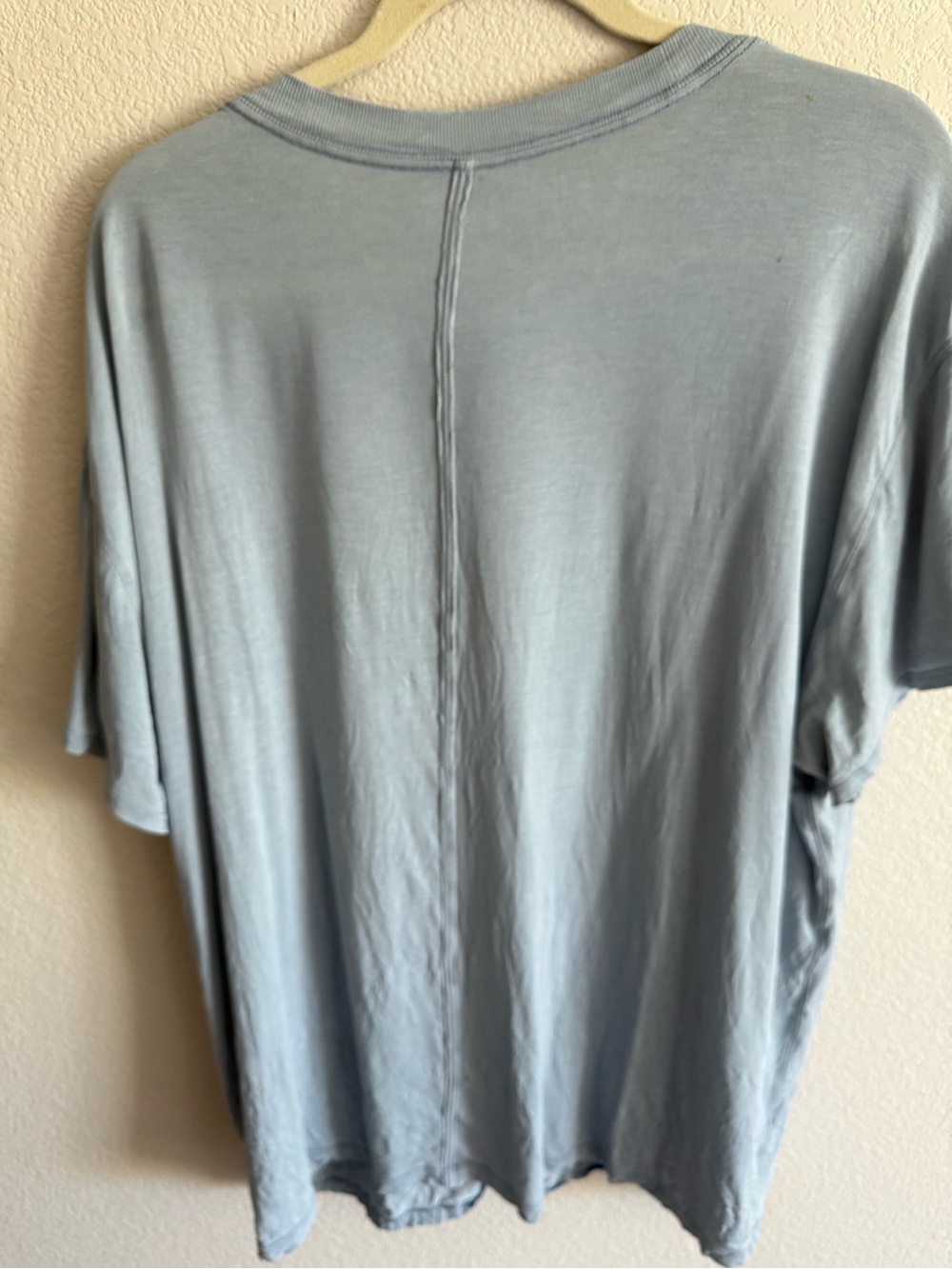 lululemon athletica Oversized Crew Tee in Pale Blue-Gray - Picture 4 of 5